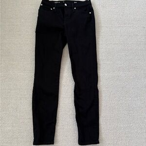 J. Crew Black Skinny Toothpick Jeans